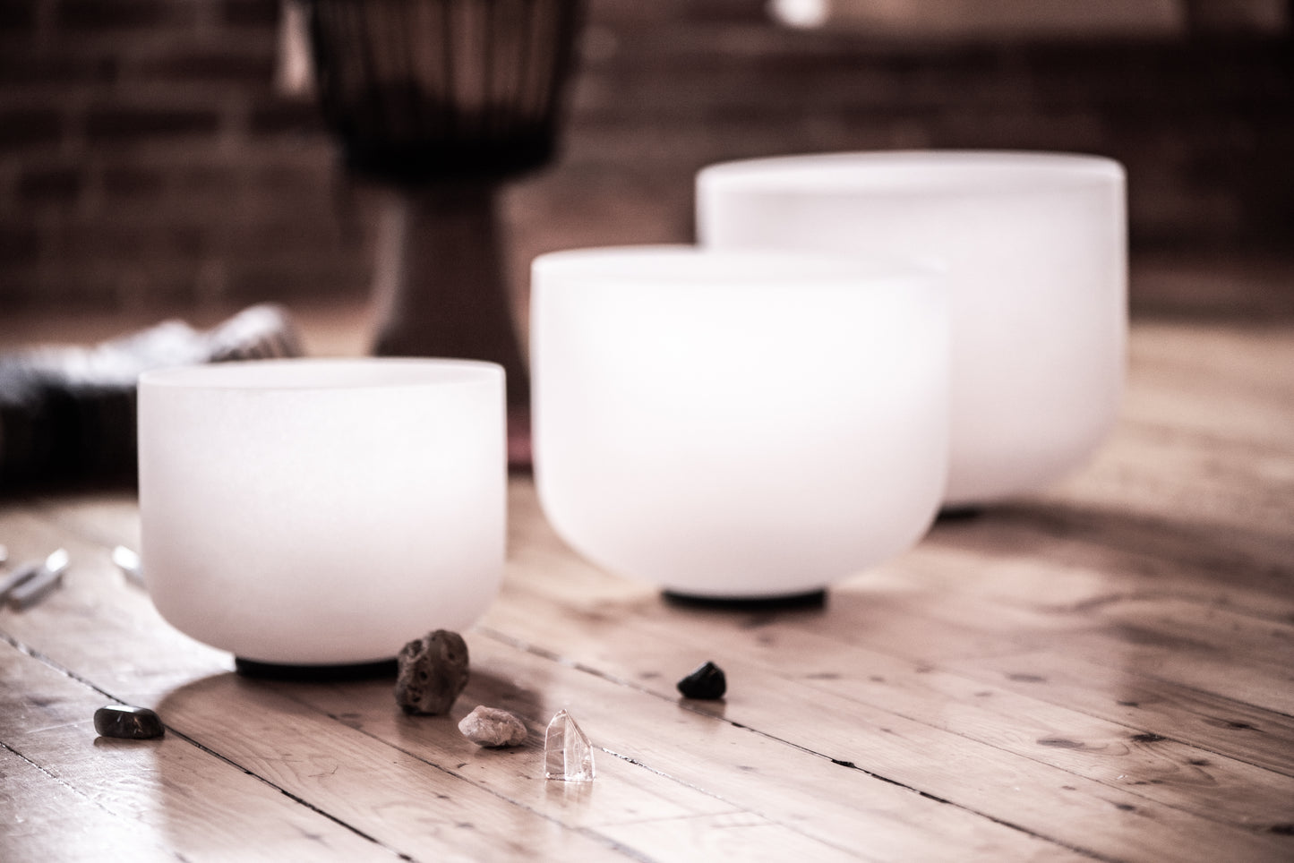 1-hour Group Sound Journey - Crystal Singing Bowls (Price is Per Person)